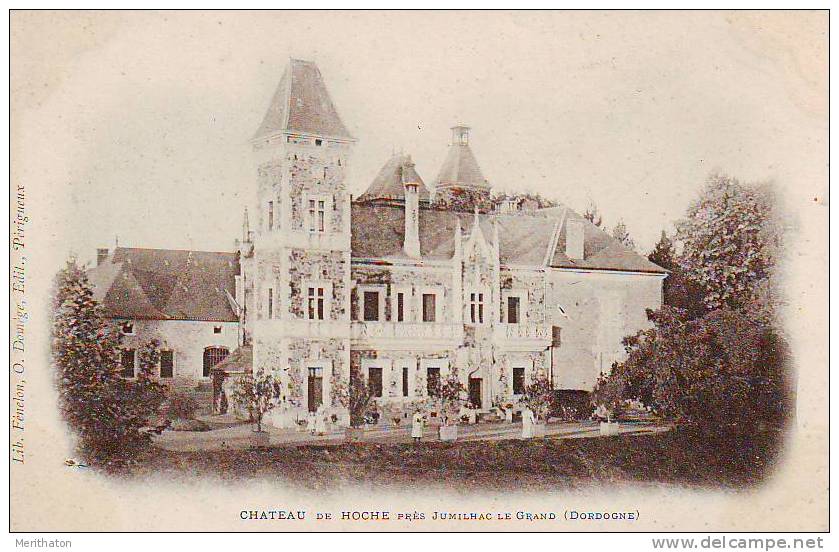 Historic postcard view of Château d’Oche
